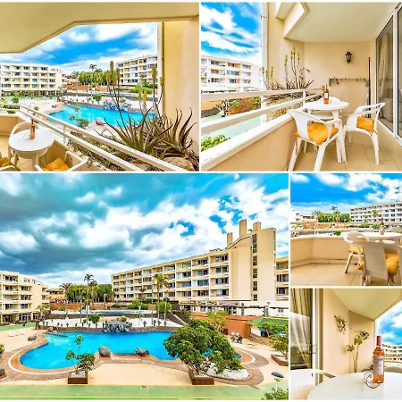 Green Park Studio In Golf Del Sur 2, Vistas A La Piscina, Tenerife Sur